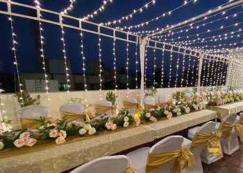 Our party hall decoration 